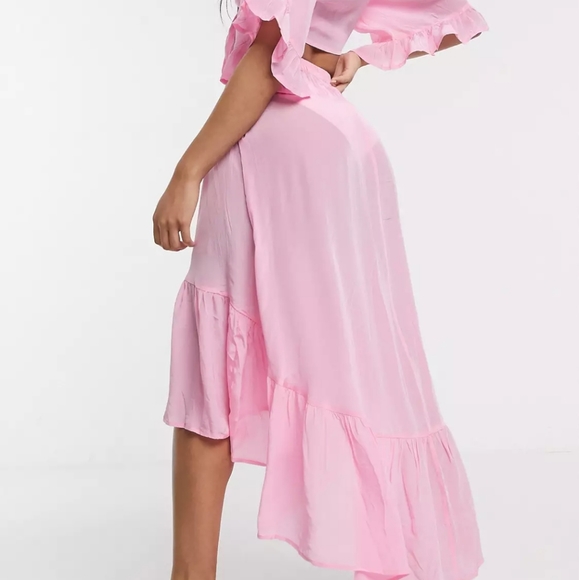 Asos  High Low Hem beach skirt 14 - Picture 2 of 8